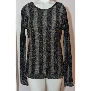 VTG Hand Loomed Metallic Wool Sweater